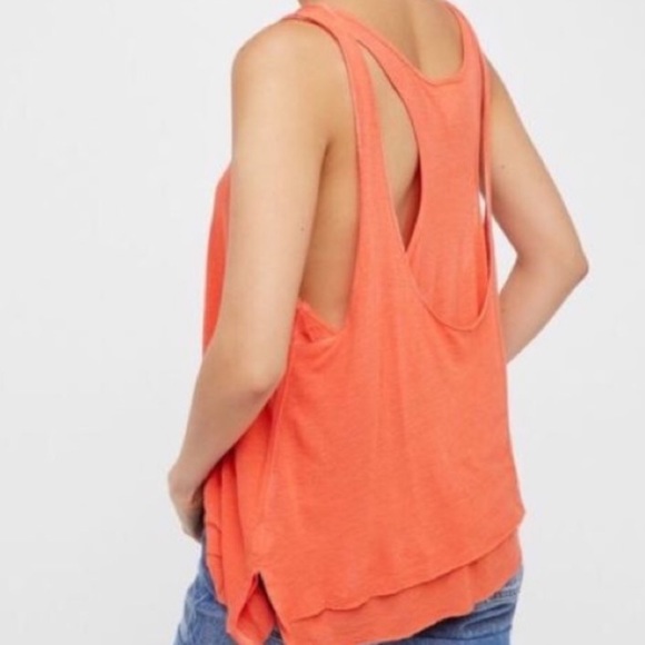 Free People Karmen Coral Tank - Picture 2 of 5